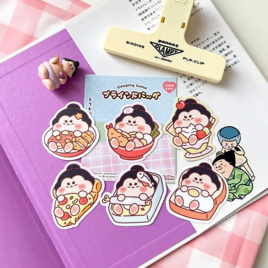 Sleeping Sumo Sticker Pack