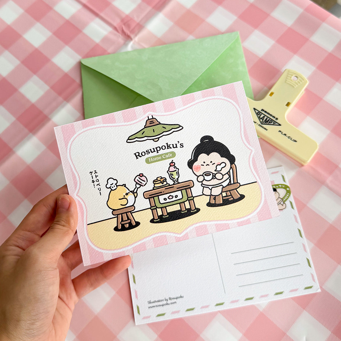 Rosupoku Home Cafe Greeting Card