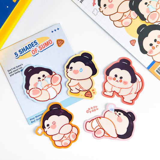 Five Shades of Sumo Sticker Pack