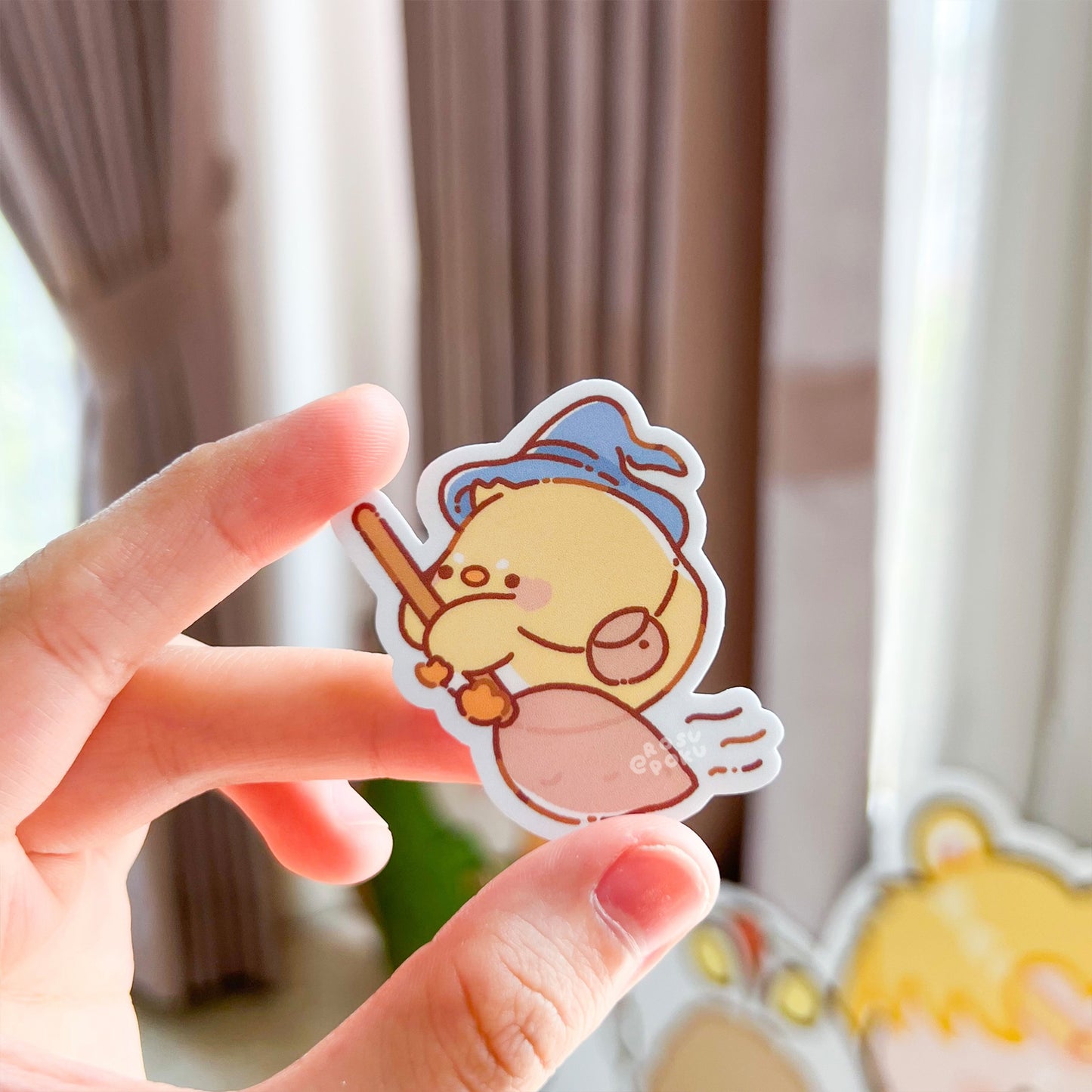 Magician Birb Single Sticker