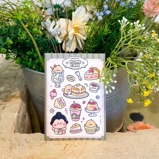 Home Cafe Big Sticker Sheet