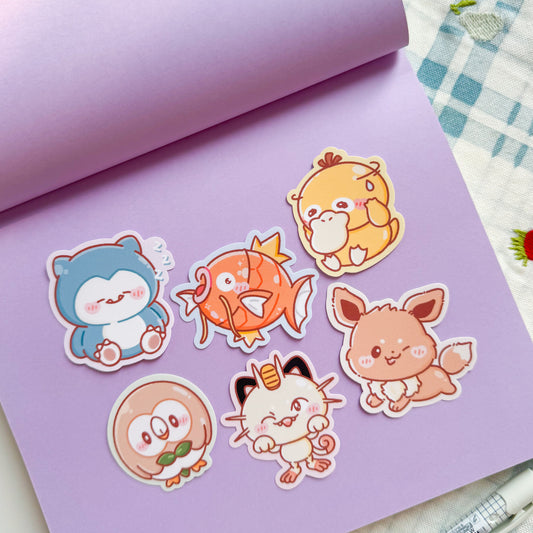 Pokemon Fanart Single Sticker