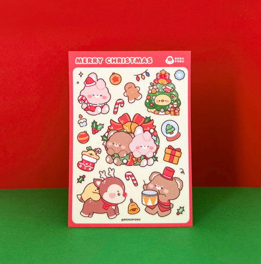 Merry Christmas Sticker Sheet