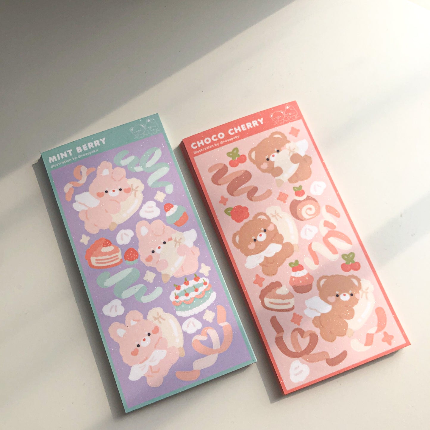 Choco Cherry and Mint Berry Sticker Sheet