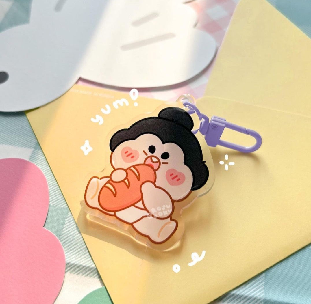 Sumo Baguette Keychain