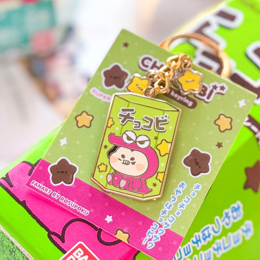 Chocobi Fanart Enamel Keyring