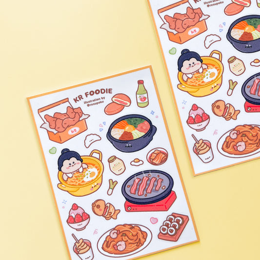 Korean Foodie Big Sticker Sheet