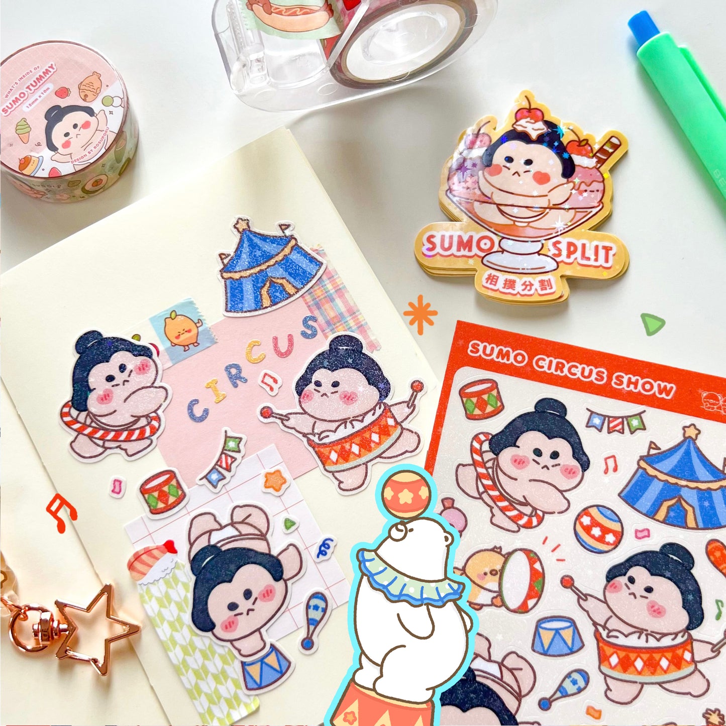 Circus Show Sticker Sheet