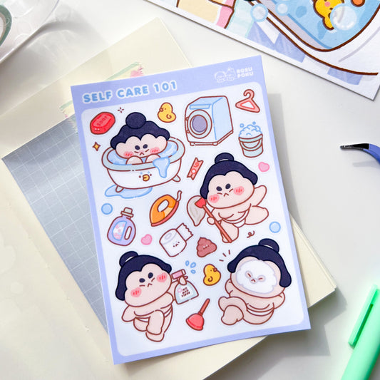 Self Care 101 Sticker Sheet