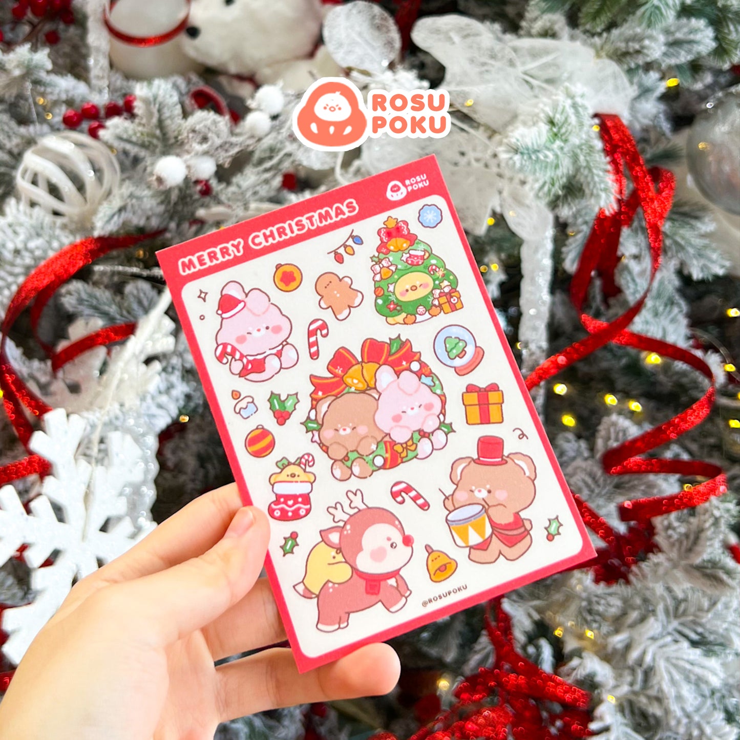 Merry Christmas Sticker Sheet