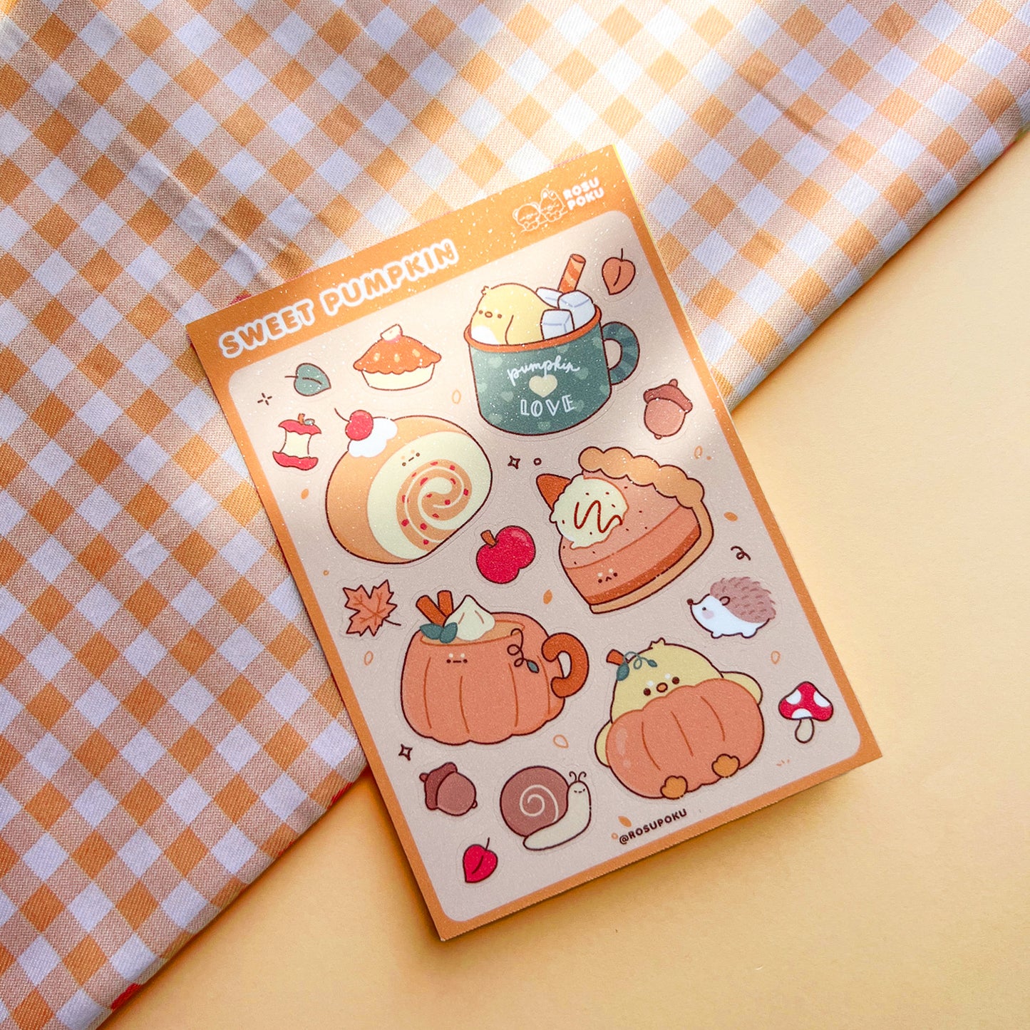 Sweet Pumpkin Sticker Sheet