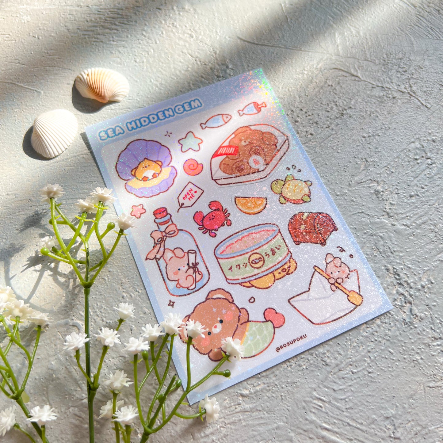 Sea Hidden Gem Sticker Sheet