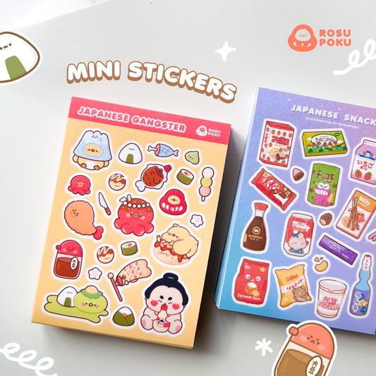 Japanese Mini Sticker Sheet